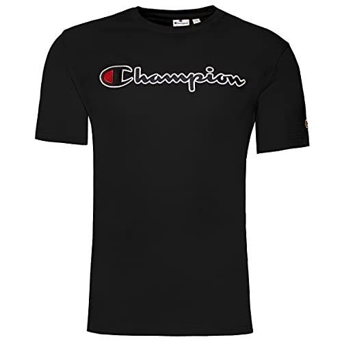 Champion T-Shirt Noir Homme 216473 T-shirt męski