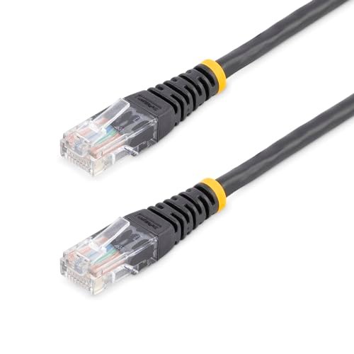 StarTech.com 6 ft Black Molded Category 5e (350 MHz) UTP Patch Cable 1.83m Czarny kabel sieciowy