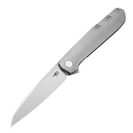 Noże - Nóż składany Bestech 9 Bead Blasted Titanium, Satin M390 by BrrKnives (BT2408A) - miniaturka - grafika 1