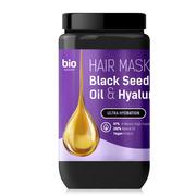 Maski do włosów - BIO NATURELL Hair Mask Ultra Hydration maska do włosów Black Ceed Oil  Hyaluron 946ml - miniaturka - grafika 1