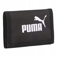 Portfele - Puma Portfel Puma Phase Wallet Czarny - miniaturka - grafika 1