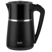 Czajniki elektryczne - Botti BEZPRZEWODOWY CZAJNIK ELEKTRYCZNY WARREN PODWÓJNA ŚCIANKA 1,7L CZARNY - miniaturka - grafika 1