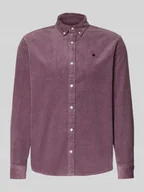 Koszule męskie - Koszula casualowa o kroju regular fit z imitacji sztruksu model ‘Madison’ - miniaturka - grafika 1