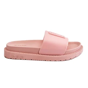 Damskie Klapki Big Star LL274425 Jasnoróżowe - Klapki i japonki damskie - miniaturka - grafika 1