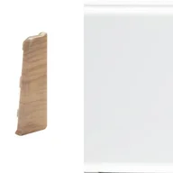 Listwy przypodłogowe - Arbiton Zakończenie prawe do listwy INDO (1 sztuka) biały połysk - miniaturka - grafika 1