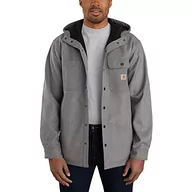 Koszule męskie - Carhartt Męska koszula robocza Rain Defender Relaxed Fit Heavyweight z kapturem Jac Button-Down, Oiled Walnut Heather, XL - miniaturka - grafika 1