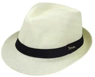 Czapki męskie - Kapelusz jackson PANAMA plażowy ecru - miniaturka - grafika 1