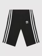 Spodnie sportowe damskie - Adidas Szorty sportowe adidcolor Cycling HD2038 Czarny Slim Fit - miniaturka - grafika 1