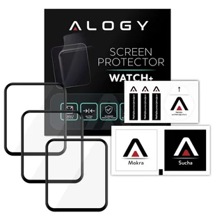 3x Elastyczne Szkło 3D Alogy Screen Protector Pro+ do Xiaomi Redmi Watch 2 Lite Black - Akcesoria do smartwatchy - miniaturka - grafika 7