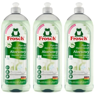 Frosch Płyn do mycia naczyń aloesowy Zestaw 3 x 750 ml - środek do zmywania - Płyny do naczyń - miniaturka - grafika 1