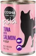 Mokra karma dla kotów - Cosma Asia w galarecie, 6 x 400 g - Tuńczyk z łososiem - miniaturka - grafika 1