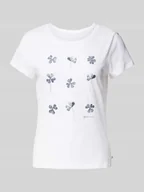 Koszulki i topy damskie - T-shirt z nadrukiem z motywem i logo - miniaturka - grafika 1