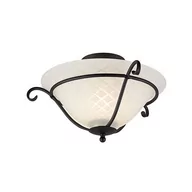 Lampy sufitowe - Elstead Lighting Torchiere Flush Black TCH/F BLACK Elstead Plafon stylowa TCH/F BLACK ) - miniaturka - grafika 1