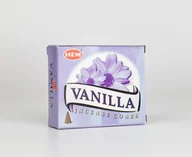 Kadzidła i dodatki - Hem WANILIA - Kadzidełka stożkowe HEM_st_Vanilla - miniaturka - grafika 1