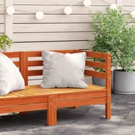 Sofy ogrodowe - vidaXL Ogrodowa sofa narożna, woskowy brąz, lite drewno sosnowe - miniaturka - grafika 1
