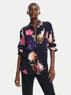 Koszule damskie - Desigual Koszula Nogoya 24WWCW15 Czarny Regular Fit - miniaturka - grafika 1