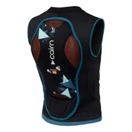 Pozostała odzież narciarska - Cairn Proride D3O, kamizelka z ochraniaczem pleców, junior, night sky camo - miniaturka - grafika 1