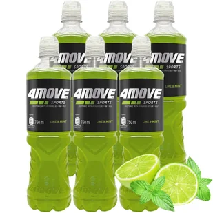 4Move Napój izotoniczny niegazowany o smaku limonka-mięta 0,75 l - Napoje energetyczne i izotoniczne - miniaturka - grafika 1