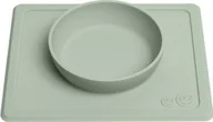 Zestawy naczyń dla dzieci - EZPZ Mini Bowl 2w1 + Podkładka pastelowy zielony - miniaturka - grafika 1