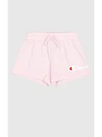 Spodenki damskie - Champion Szorty dresowe w kolorze jasnoróżowym - miniaturka - grafika 1