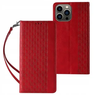 Etui HURTEL Magnet Strap do Apple iPhone 14 Pro Czerwony - Etui i futerały do telefonów - miniaturka - grafika 5