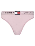 Majtki damskie - Tommy Hilfiger Figi klasyczne UW0UW06038 Różowy - miniaturka - grafika 1