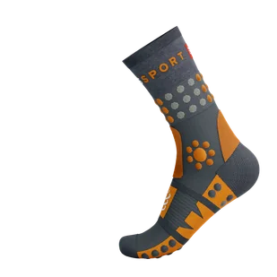 COMPRESSPORT skarpetki trekkingowe TREKKING SOCKS magent/autumn glory - Skarpetki sportowe męskie - miniaturka - grafika 10