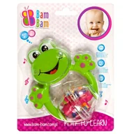 Grzechotki dla dzieci - Bambam Grzechotka żaba BAM BAM - miniaturka - grafika 1