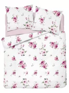 Pościel - Pościel 220x200 satyna bawełnianakomplet do sypialni kwiatki - miniaturka - grafika 1