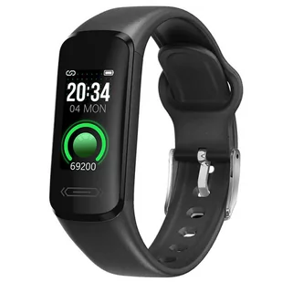 Kumi Band 6 Czarny - Smartband - miniaturka - grafika 1