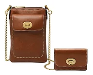 Torebki damskie - Fossil Womens Harper torba na ramię, brązowa, 10,8 x 2,5 x 17,1 cm (dł. x szer. x wys.), brązowy, 10.8 cm L x 2.5 cm W x 17.1 cm H - miniaturka - grafika 1