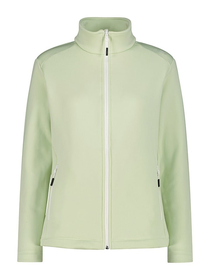 CMP Kurtka polarowa w kolorze zielonym