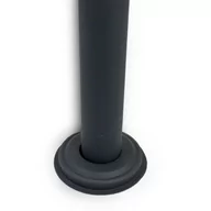 Skrzynki na listy - Skrzynka Pocztowa na listy z gazetnikiem Grafitowa wolnostojąca - miniaturka - grafika 1