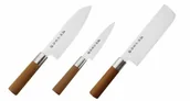 Noże kuchenne - Zestaw 3 noży Satake Masamune - miniaturka - grafika 1