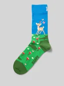 Skarpetki damskie - Skarpety z wyhaftowanym motywem model ‘Deer’ - miniaturka - grafika 1