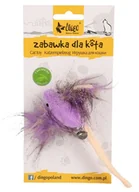 Zabawki dla kotów - DINGO Zabawka dla kota Monsters Jim 5 cm fioletowa - miniaturka - grafika 1