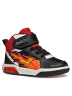 Buty dla chłopców - Geox Sneakersy J Inek J569CC 05411 C0048 M Czarny - miniaturka - grafika 1