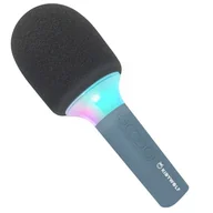 Instrumenty muzyczne dla dzieci - Kidywolf - Świecący mikrofon karaoke Kidymic, niebieski - miniaturka - grafika 1