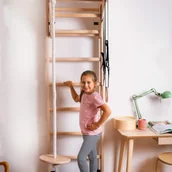 Wyposażenie pokoiku dziecięcego - Drabinka gimnastyczna dla dzieci BenchK 111 + A204 - miniaturka - grafika 1