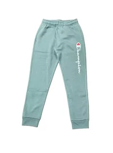 Spodenki męskie - Champion Legacy Authentic Pants-Logo Powerblend polar Rib Cuff męskie spodnie dresowe, Zielony Blg, S - grafika 1