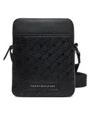 Nerki - Tommy Hilfiger Saszetka Th Monogram Mini Preporter AM0AM13210 Czarny - miniaturka - grafika 1