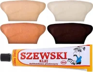 Akcesoria obuwnicze - 4 x Beżowe Białe Brązowe Czarne ZAPIĘTKI Poduszki XXL + Klej SZEWSKI zestaw - miniaturka - grafika 1