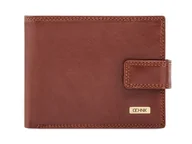 Portfele - OCHNIK skórzany portfel męski SL-191-87 jasny brąz SL-191 - miniaturka - grafika 1