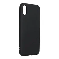 Etui i futerały do telefonów - Forcell Futerał SILICONE LITE do IPHONE X czarny - miniaturka - grafika 1