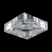 Oprawy, klosze i abażury - Luxera Downlight 71011 przeźroczyste szkło 1xGU10/50W - miniaturka - grafika 1