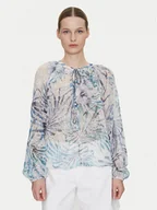 Bluzki damskie - Guess Bluzka W5GH60 W0WA2 Niebieski Regular Fit - miniaturka - grafika 1