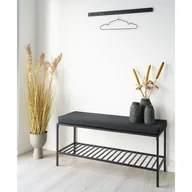 Wieszaki i stojaki - Czarny metalowy wieszak ścienny Vita – House Nordic - miniaturka - grafika 1