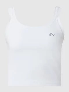 Koszulki sportowe damskie - Top krótki z dodatkiem streczu model ‘Micha’ - grafika 1