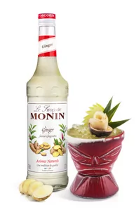 Monin Syrop GINGER 0,7 L - imbirowy - Syropy i koncentraty owocowe - miniaturka - grafika 1