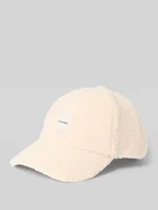 Czapki damskie - Czapka z daszkiem z efektem bouclé - miniaturka - grafika 1